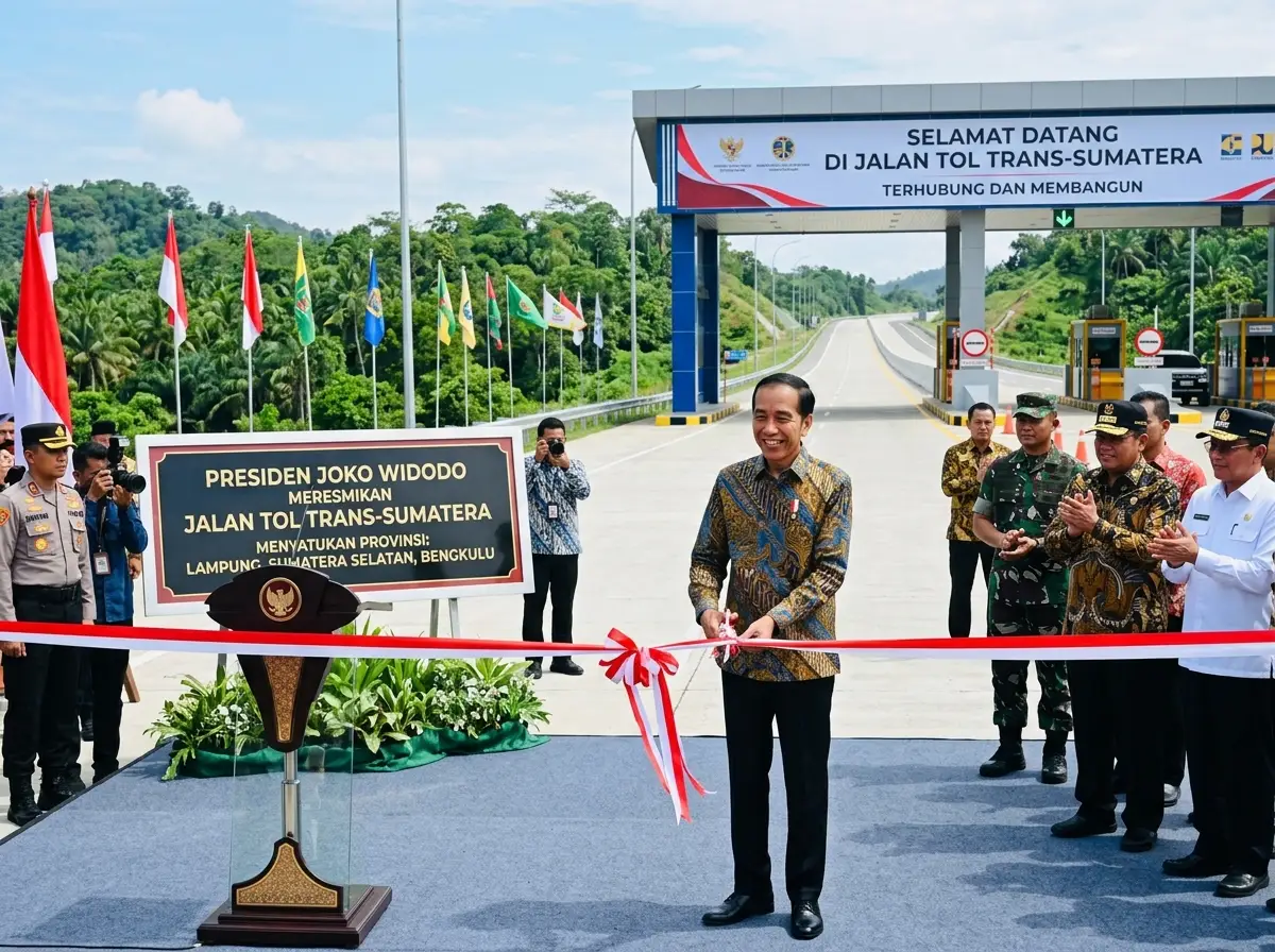 Presiden resmikan jalan tol baru