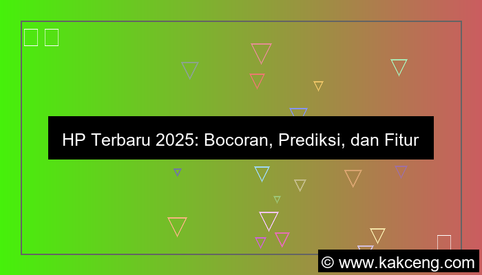 hp terbaru 2025
